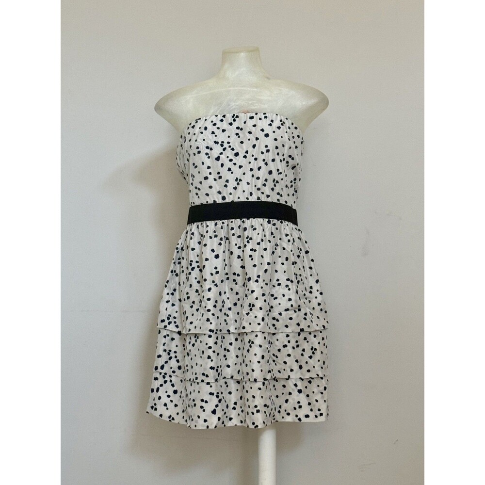 NWT Theory Idalia Dress White Navy Sleeveless As Seen on Pippa Middleton Size 10